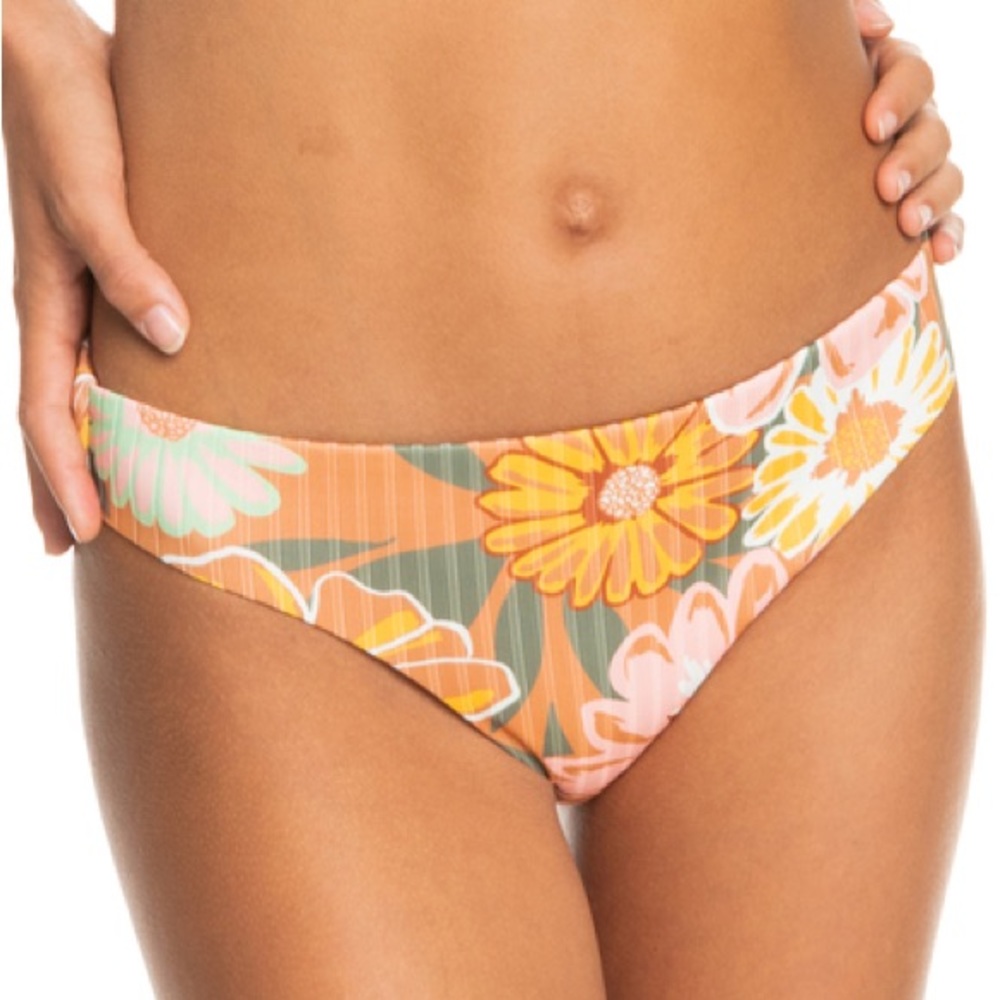 Roxy Love Rib The Comber Hipster Bikini Bottoms